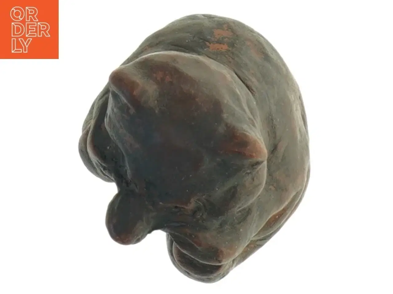 Billede 3 - Bronzeskulptur af en bjørn (str. 9x6 cm)