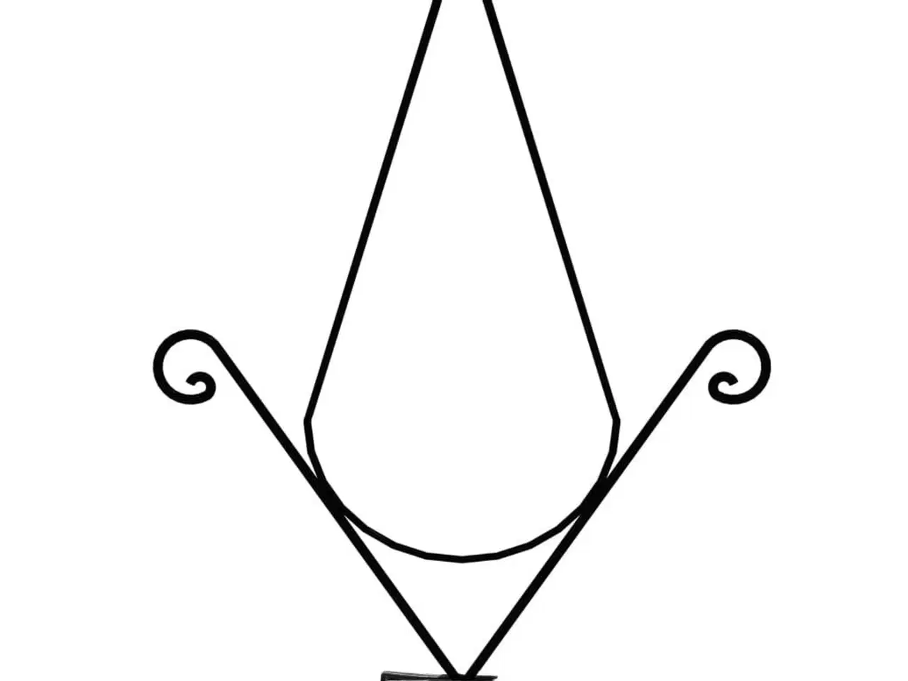 Billede 4 - Stativer til klatreplanter 2 stk. 35x35x195 cm jern mørkegrøn