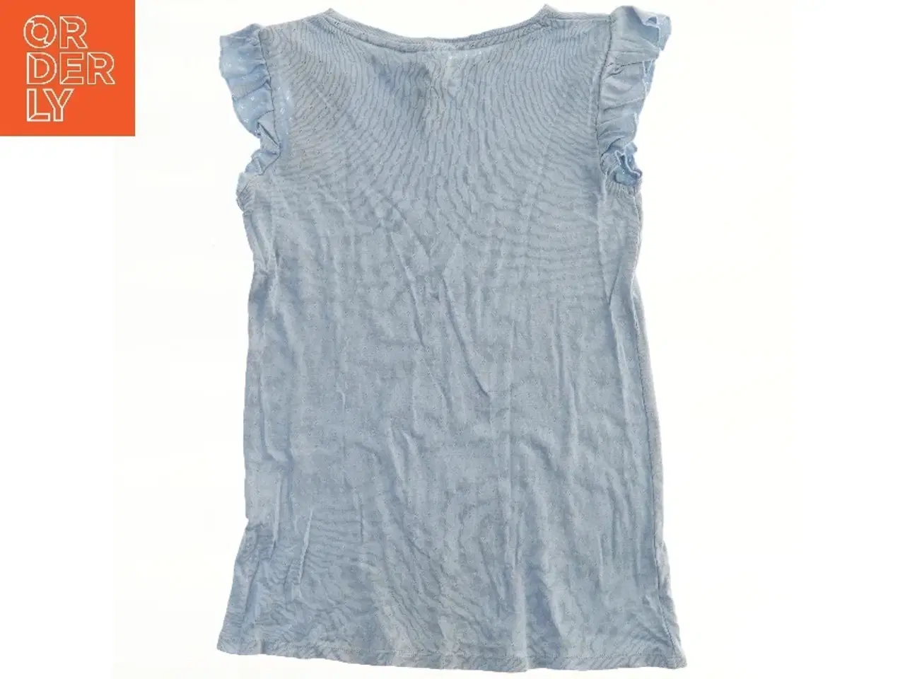 Billede 1 - Lyseblå kjole med flæseærmer fra H&M (str. 122)