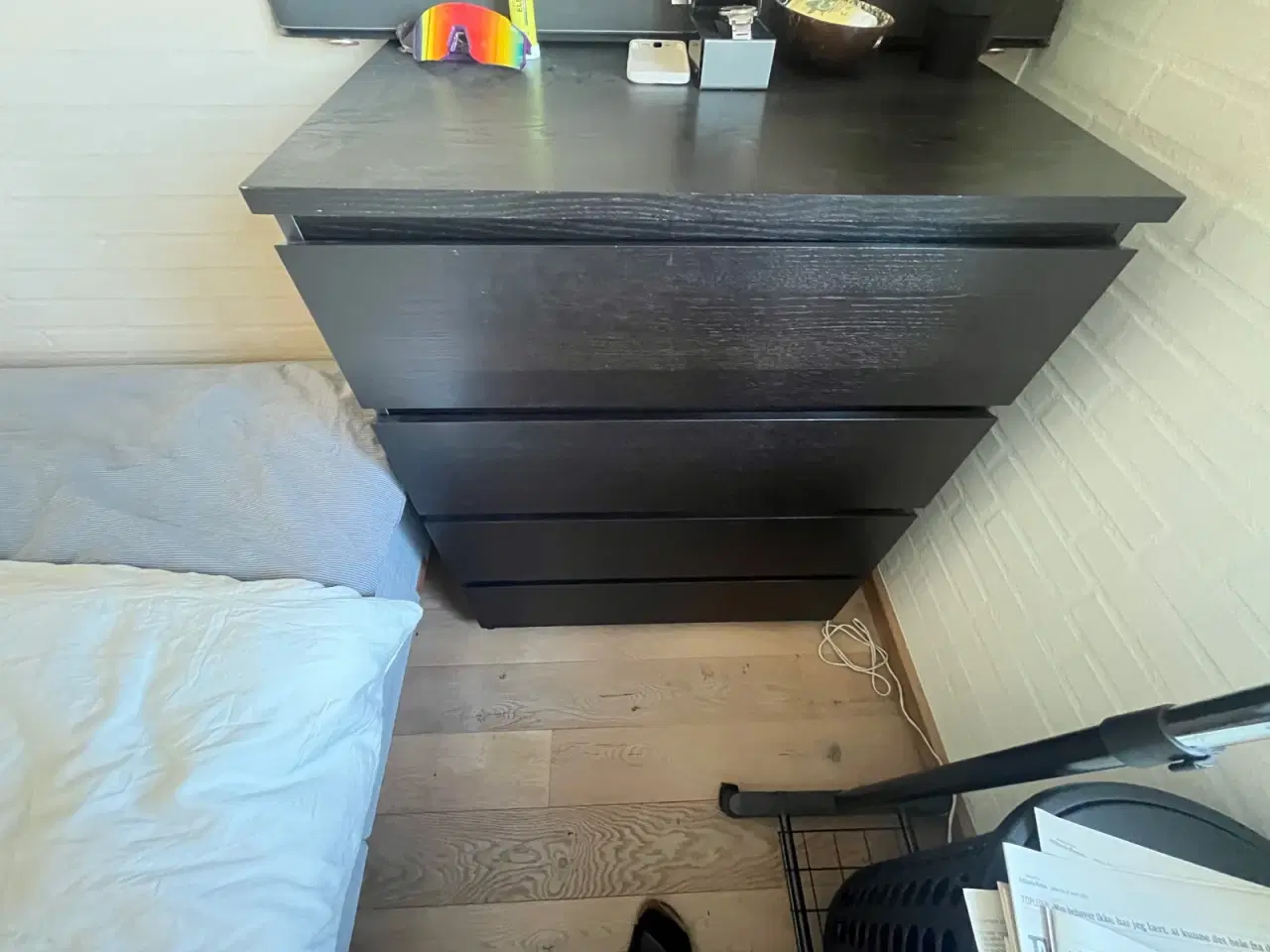 Billede 4 - IKEA kommode med 4 skuffer sort