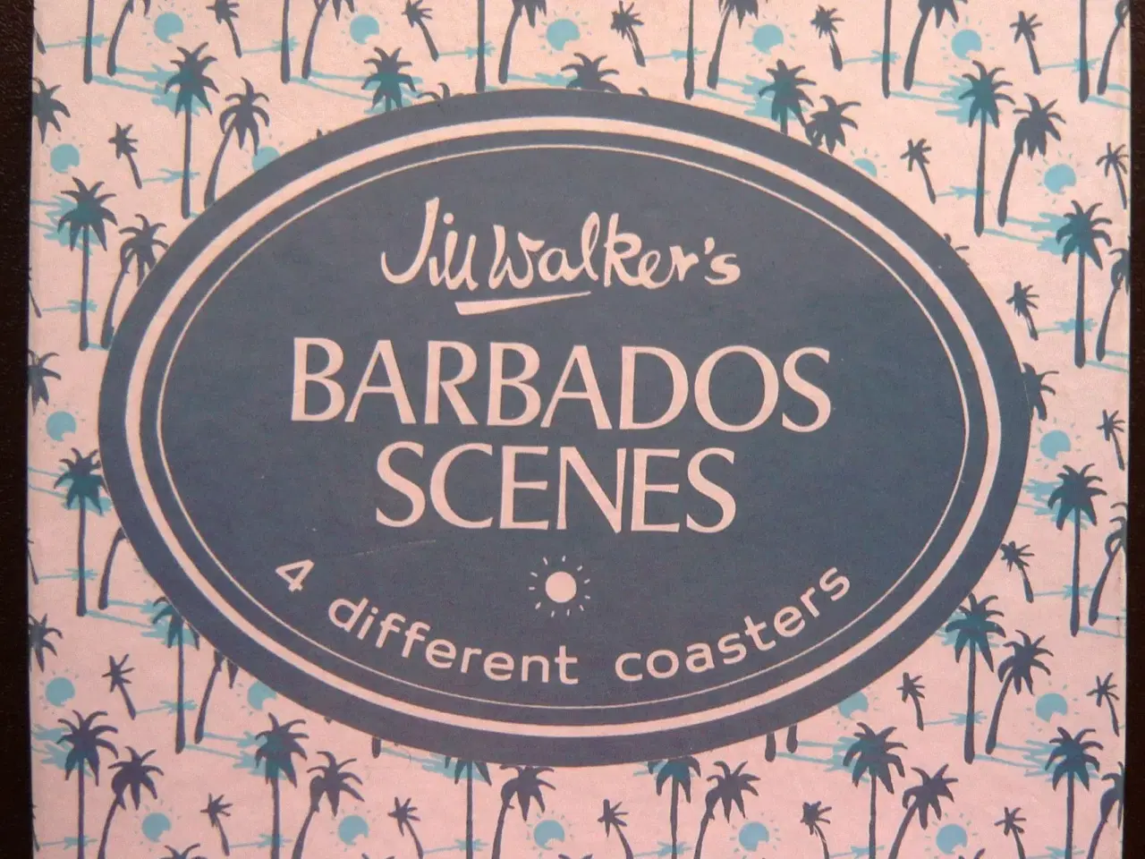 Billede 1 - Jill Walkers design - 4 coasters - Barbados scenes