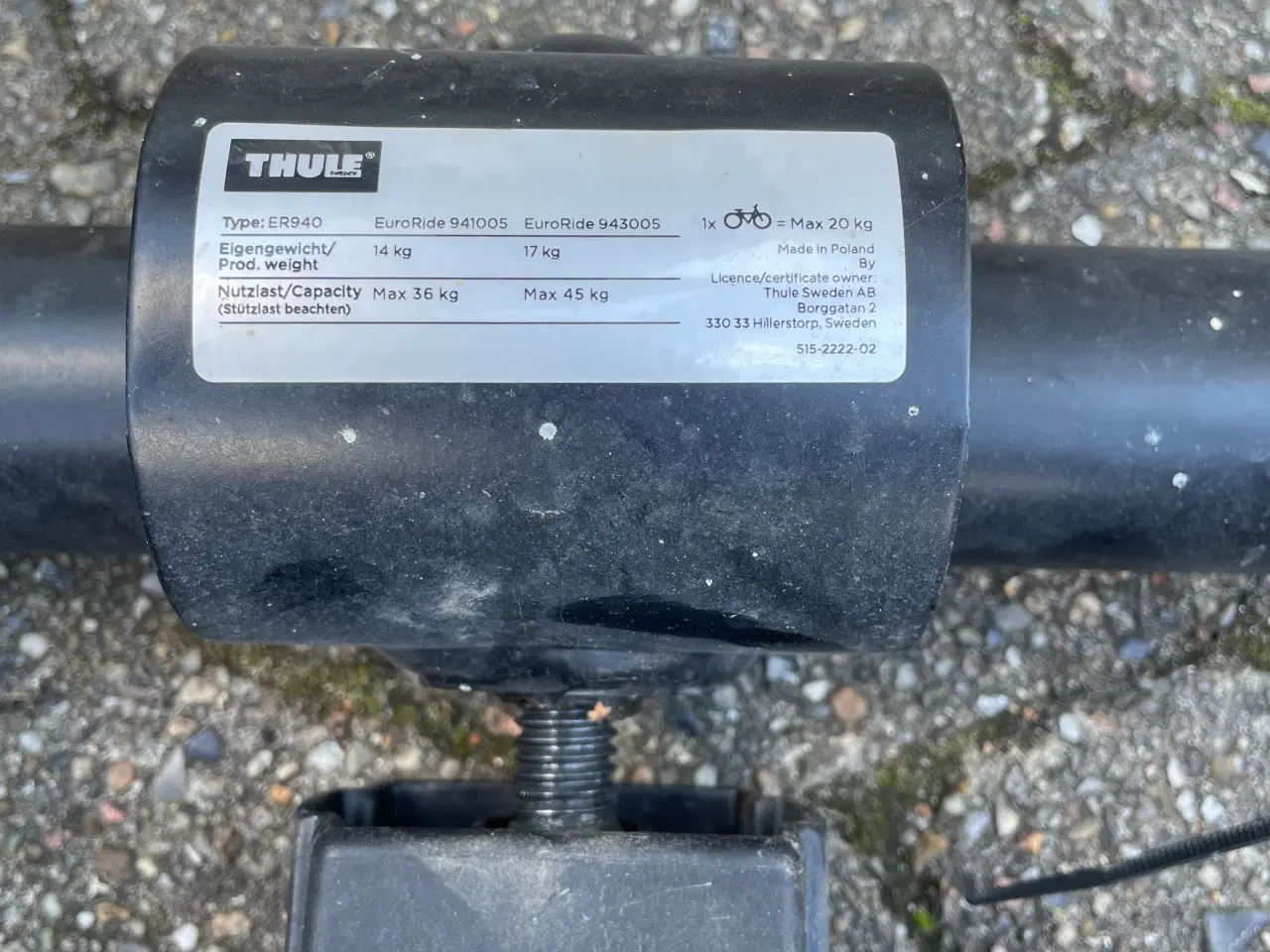 Billede 2 - Thule cykelholder - 2 cykler - 7-polet stik