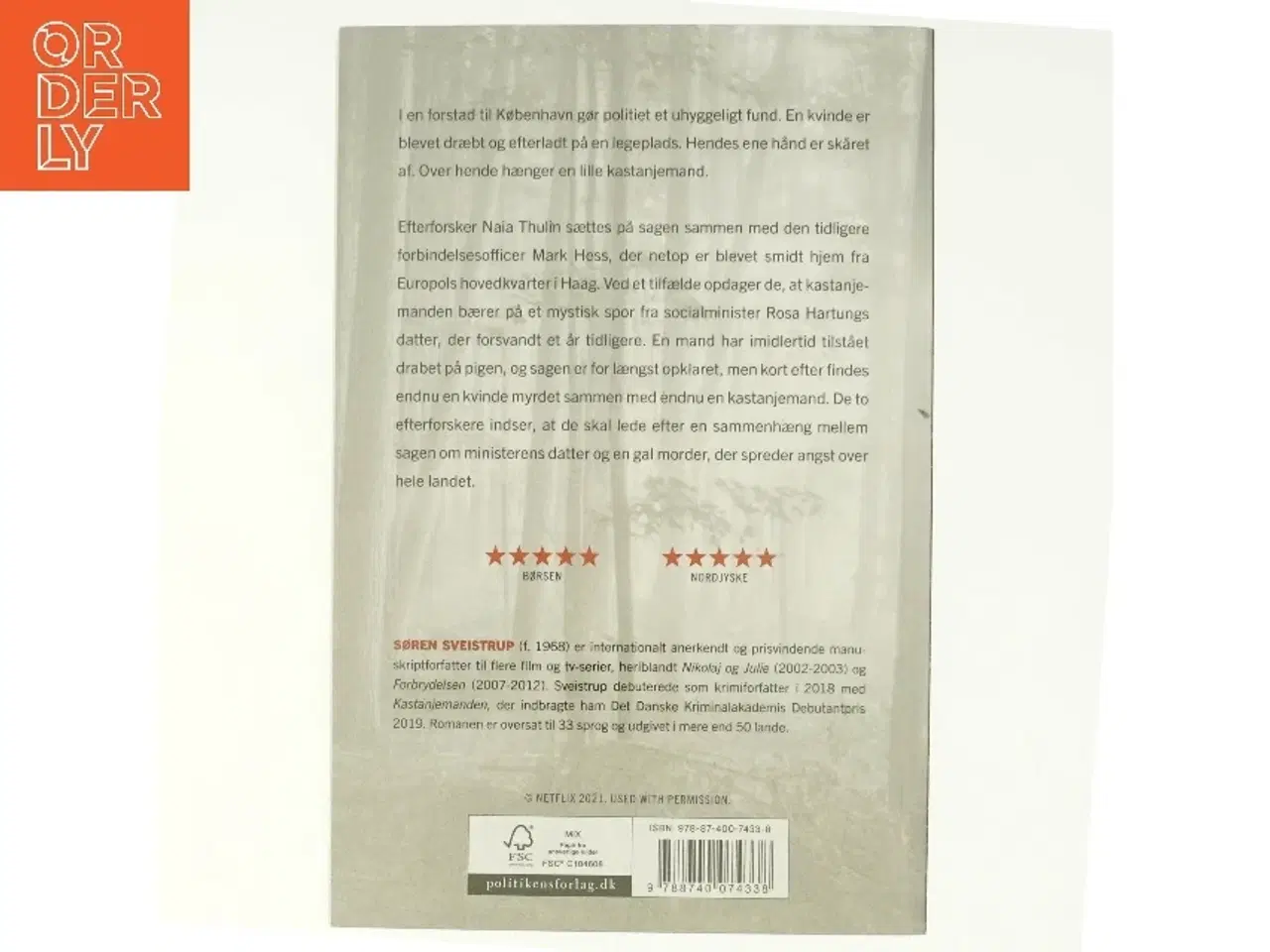 Billede 3 - Kastanjemanden af Søren Sveistrup (Bog)