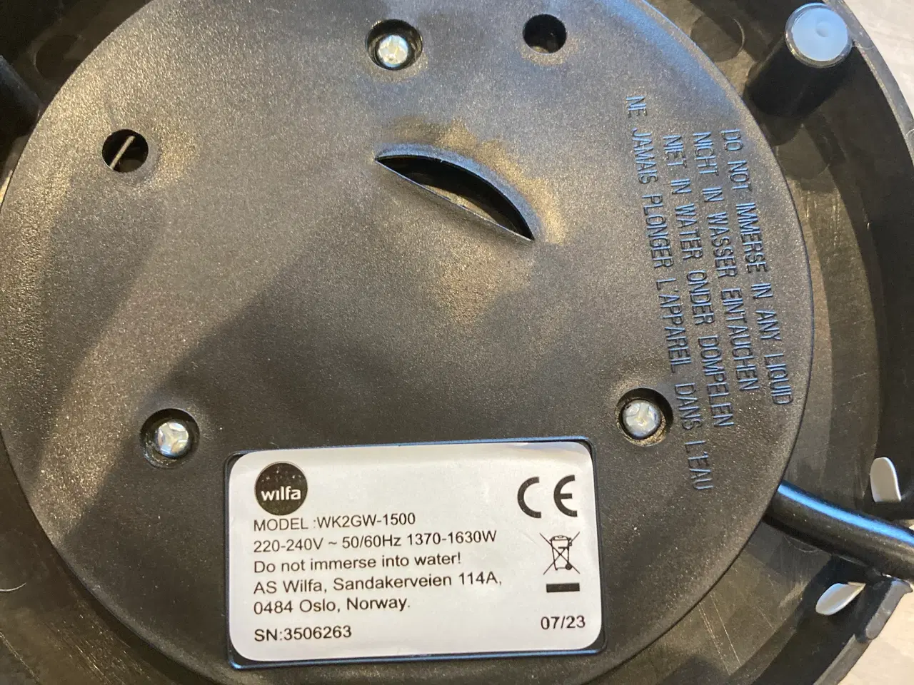 Billede 6 - Elkedel, 1500 Watt, 1 liter