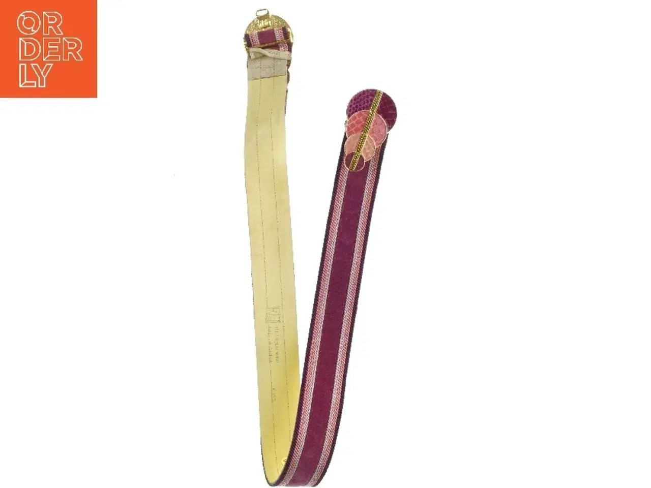 Billede 3 - Bælte med dekorative cirkler fra Elle Bijou Wien (str. Længde. 86 cm. b. 4 cm)