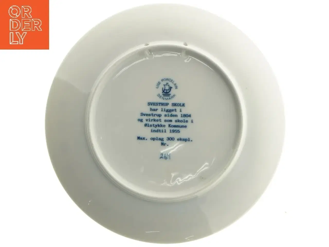 Billede 2 - Dekorativ porcelænstallerken fra Lyngby Porcelæn (str. Ø 19,5 cm)