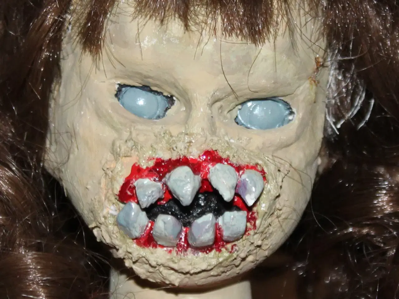 Billede 2 - Halloween Creepy Reborn porcelænsdukke Olga