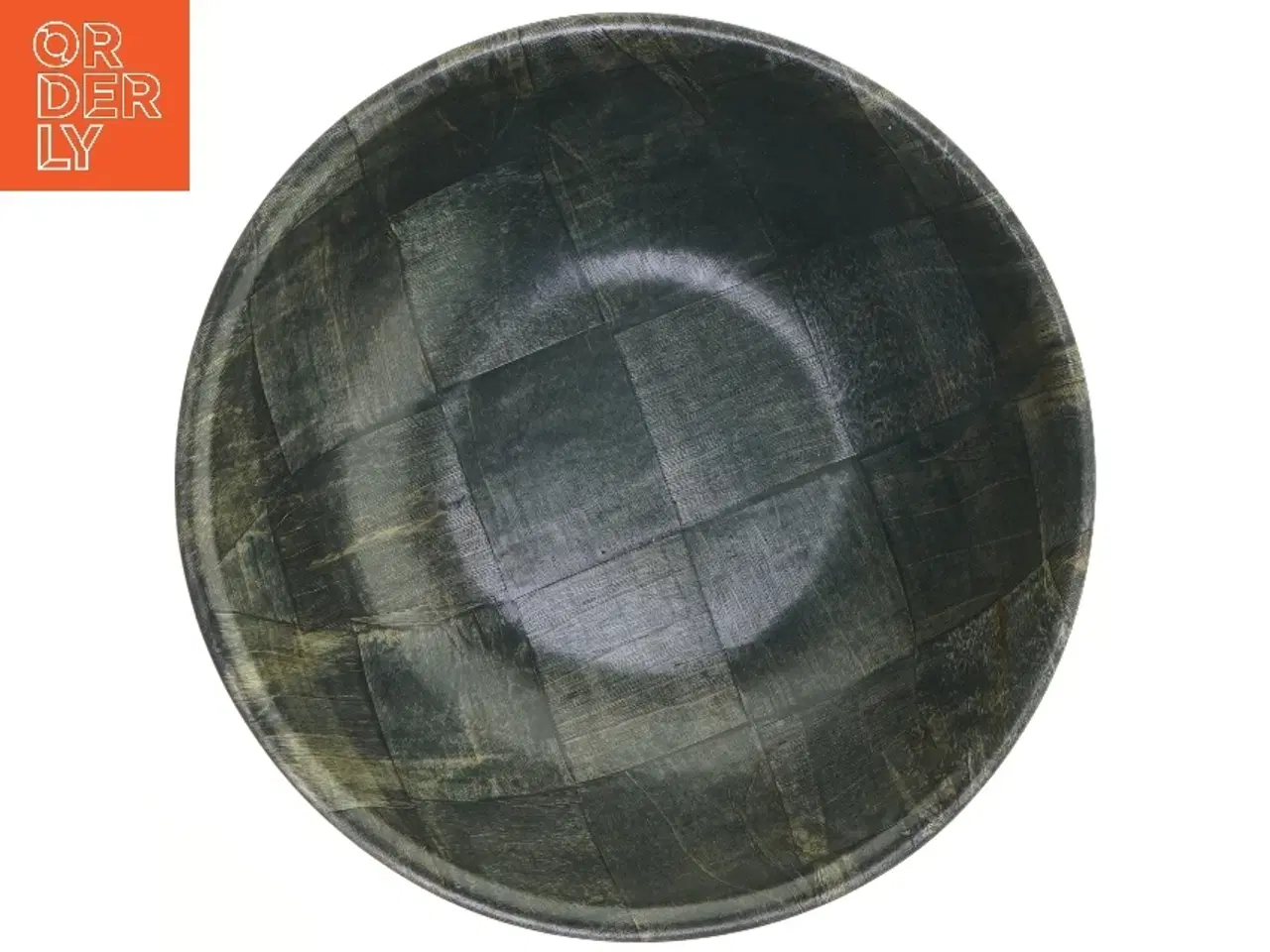 Billede 4 - Mørkt træskål (str. 27 x 8 cm)