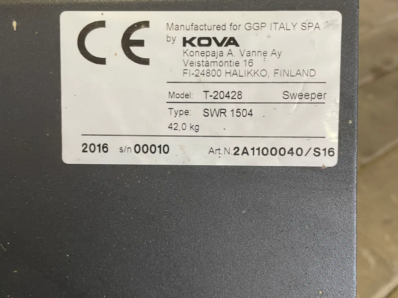 Billede 1 - Stiga kost