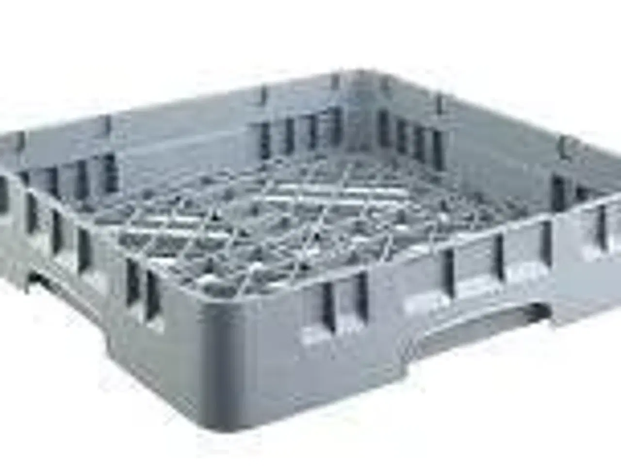 Billede 1 - 6 stk. Kop- og glaskurv 500x500 mm grå Cambro