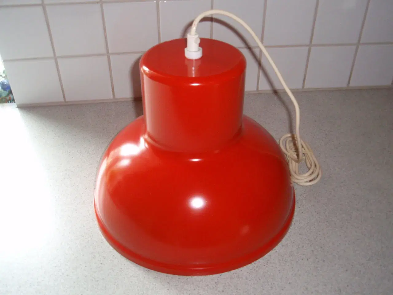 Billede 1 - Retro lampe (orange)