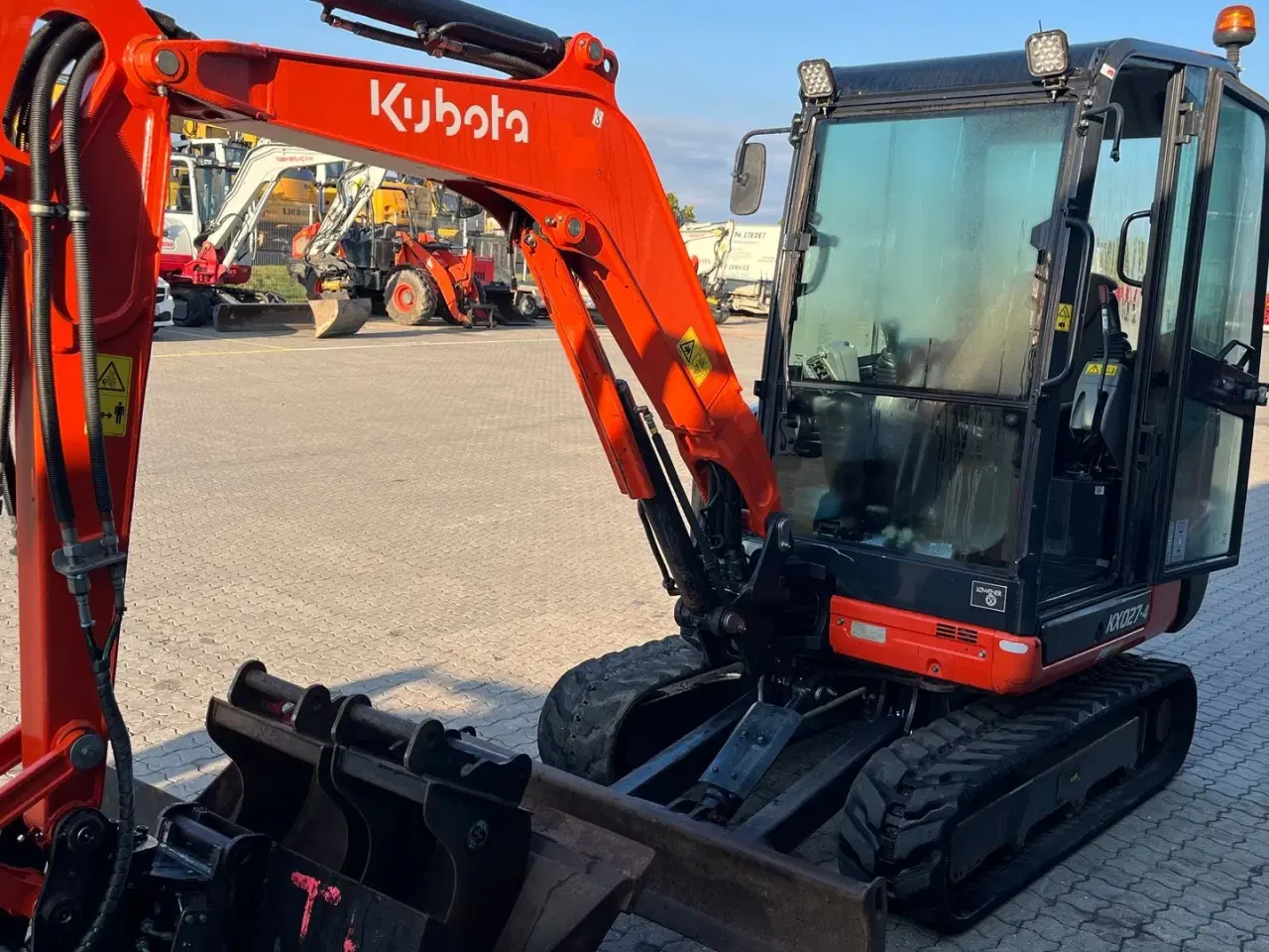 Billede 2 - Kubota kx027-4 rotortilt svensker skovl og 2 graveskovle