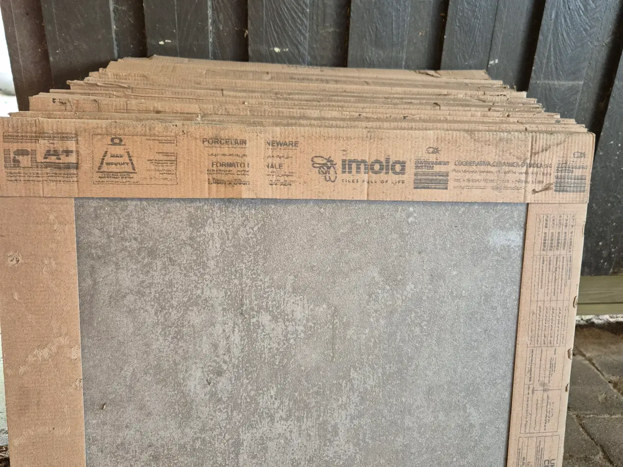 Billede 1 - NYE Fliser Betonlook Italien 12,96m2 60 x 60 cm, 