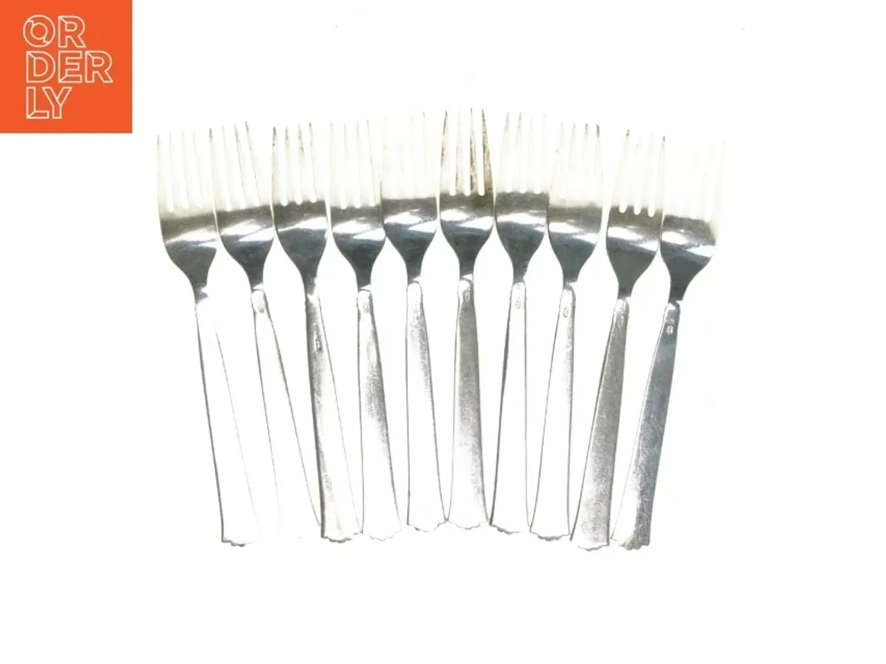 Billede 2 - Sæt af 11 Diplomat Sølvplet gafler (str. 11 styk 17,5 cm)