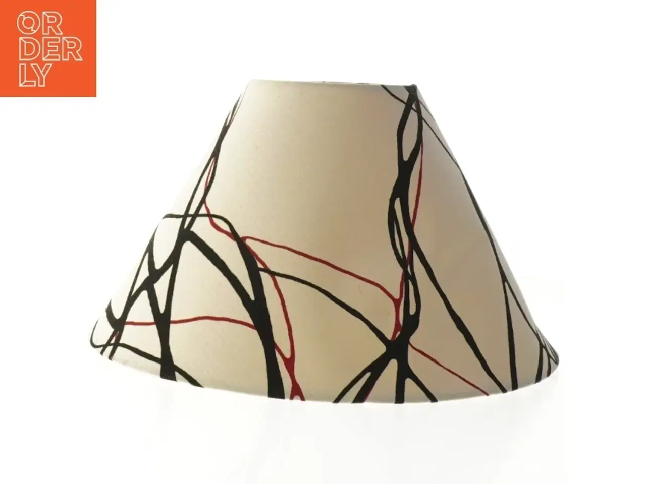 Billede 1 - Lampeskærm med mønster (str. Ø 28 cm)