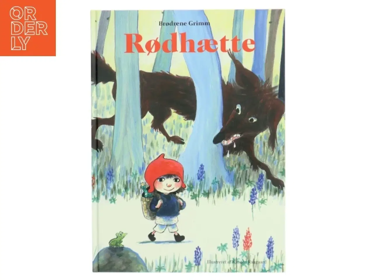 Billede 1 - Rødhætte (Ill. Kirsten Raagaard) af J. L. K. Grimm (Bog)