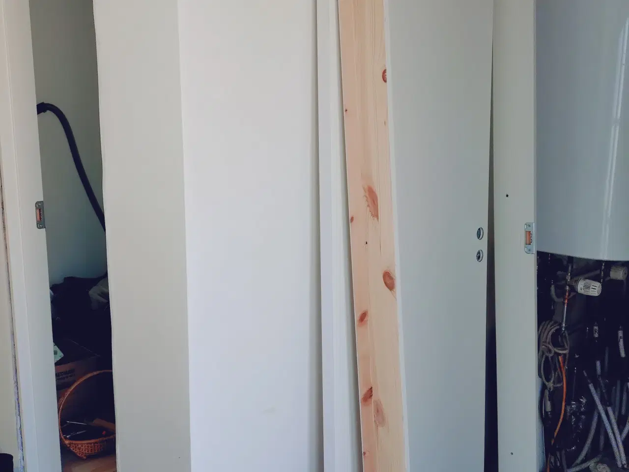 Billede 1 - Dør og karm med bund i bøg