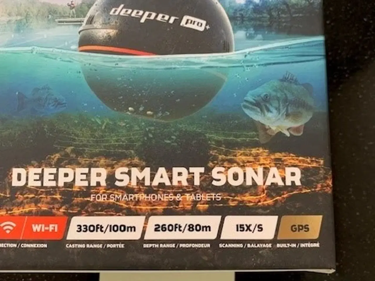 Billede 1 - Deeper Smart Sonar pro+ der finder fisk (ekkolod)