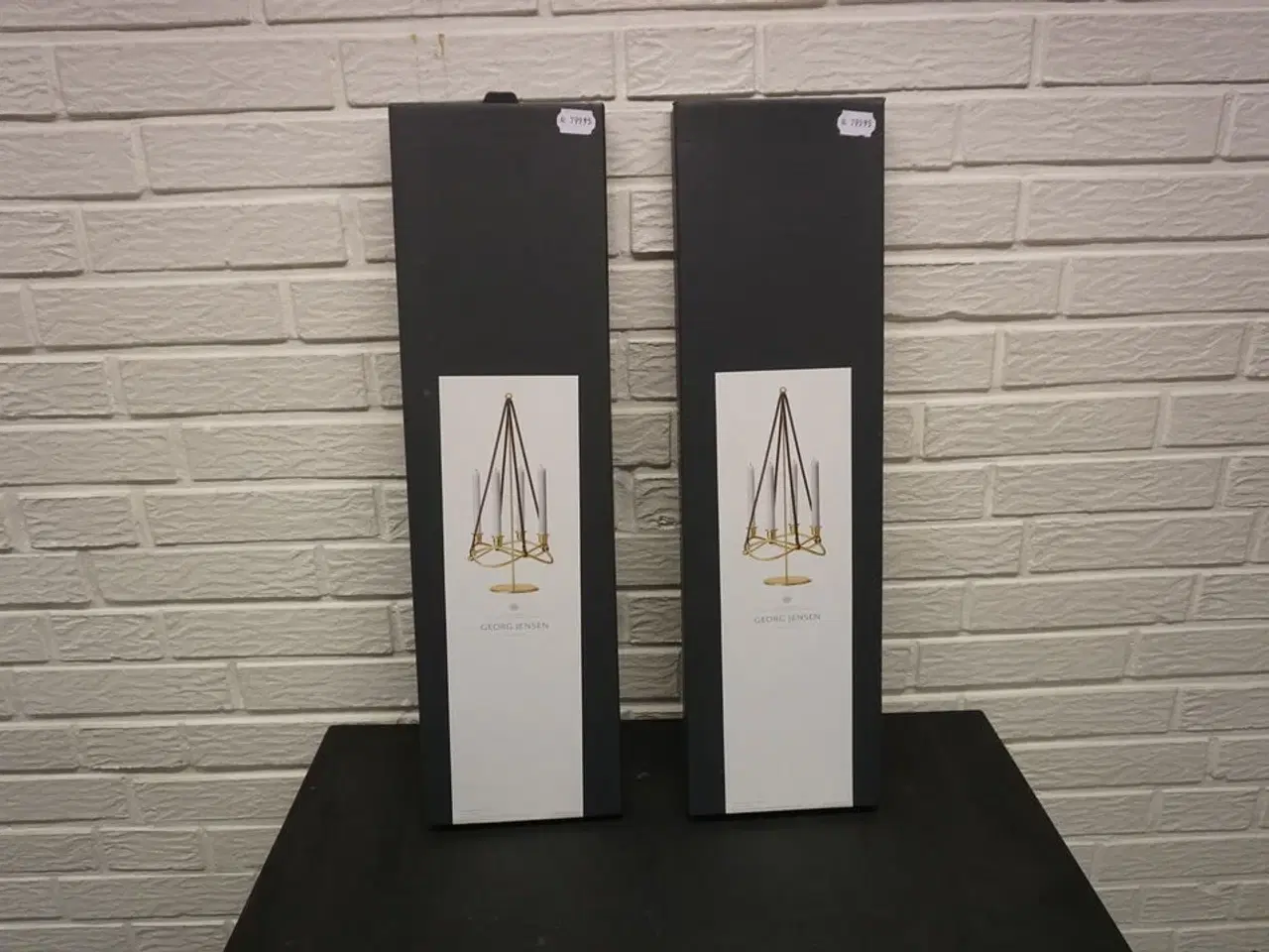 Billede 1 - 2 stk. lysestager GEORG JENSEN