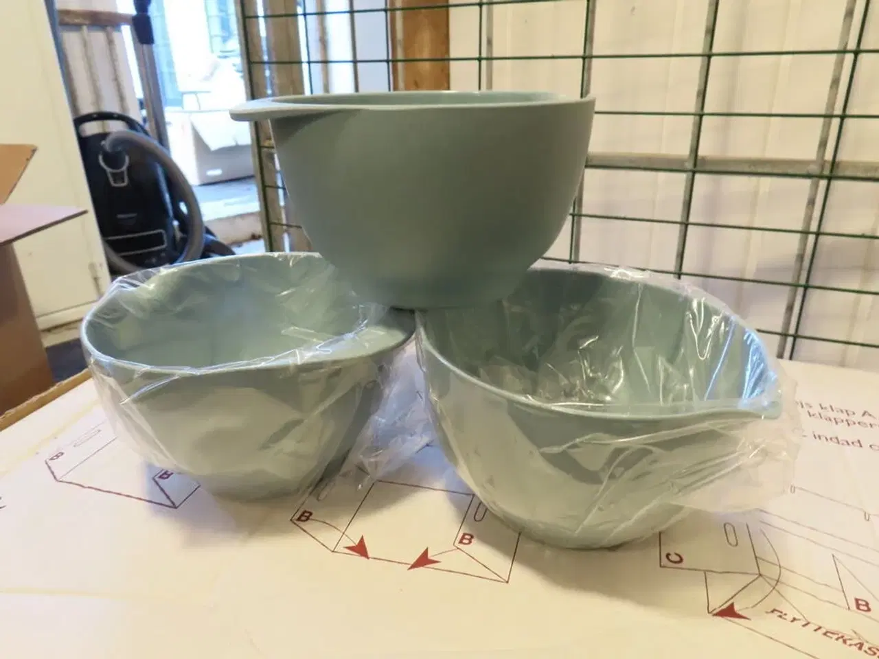 Billede 6 - 3 stk. margrethe skåle, RUSTI 750 ml.