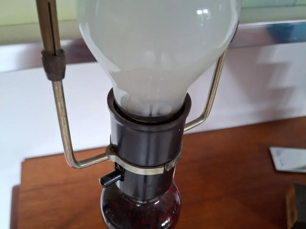 Billede 4 - Retro keramik bordlampe, lavet af Ernst faxe 