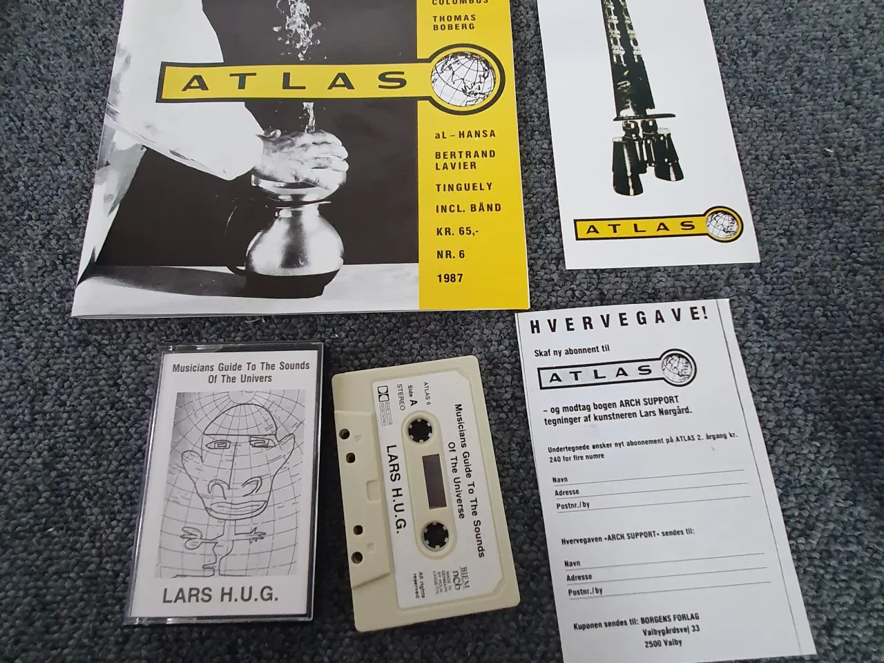 Billede 1 - Atlas 1987 +Lars H.U.G  kassettebånd 