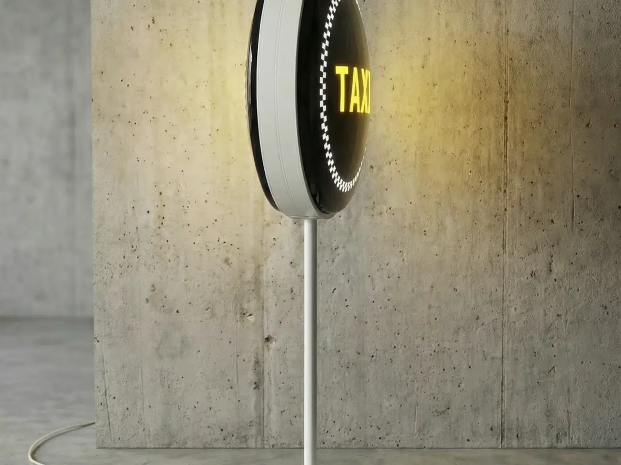 Billede 2 - RETRO GULVLAMPE ( TAXI )