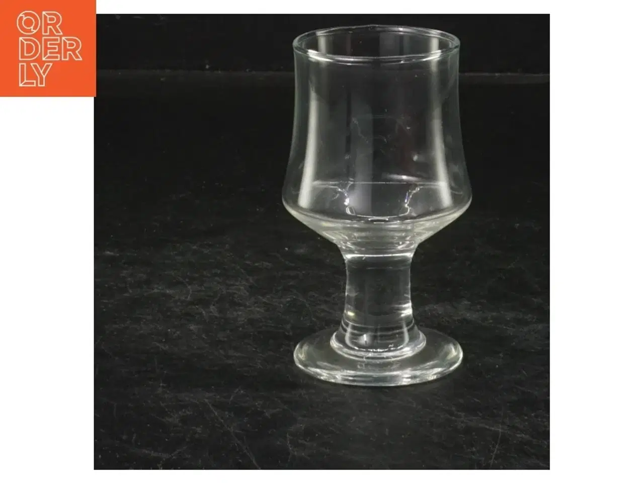 Billede 2 - Sæt med 5 glas (str. 9 cm. 5 styk)