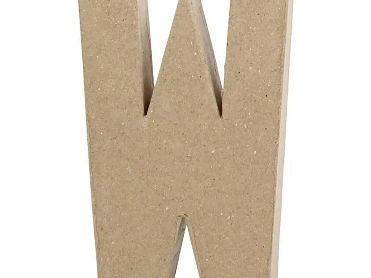 Billede 1 - Bogstav, W, H: 20,3 cm, B: 11,4 cm, tykkelse 2,5 cm, 1 stk.