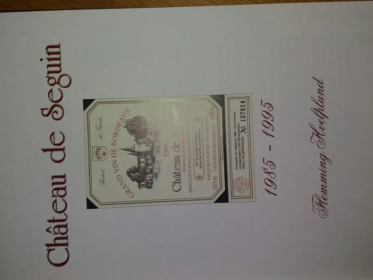 Billede 1 - Historien om Chateau de Seguin