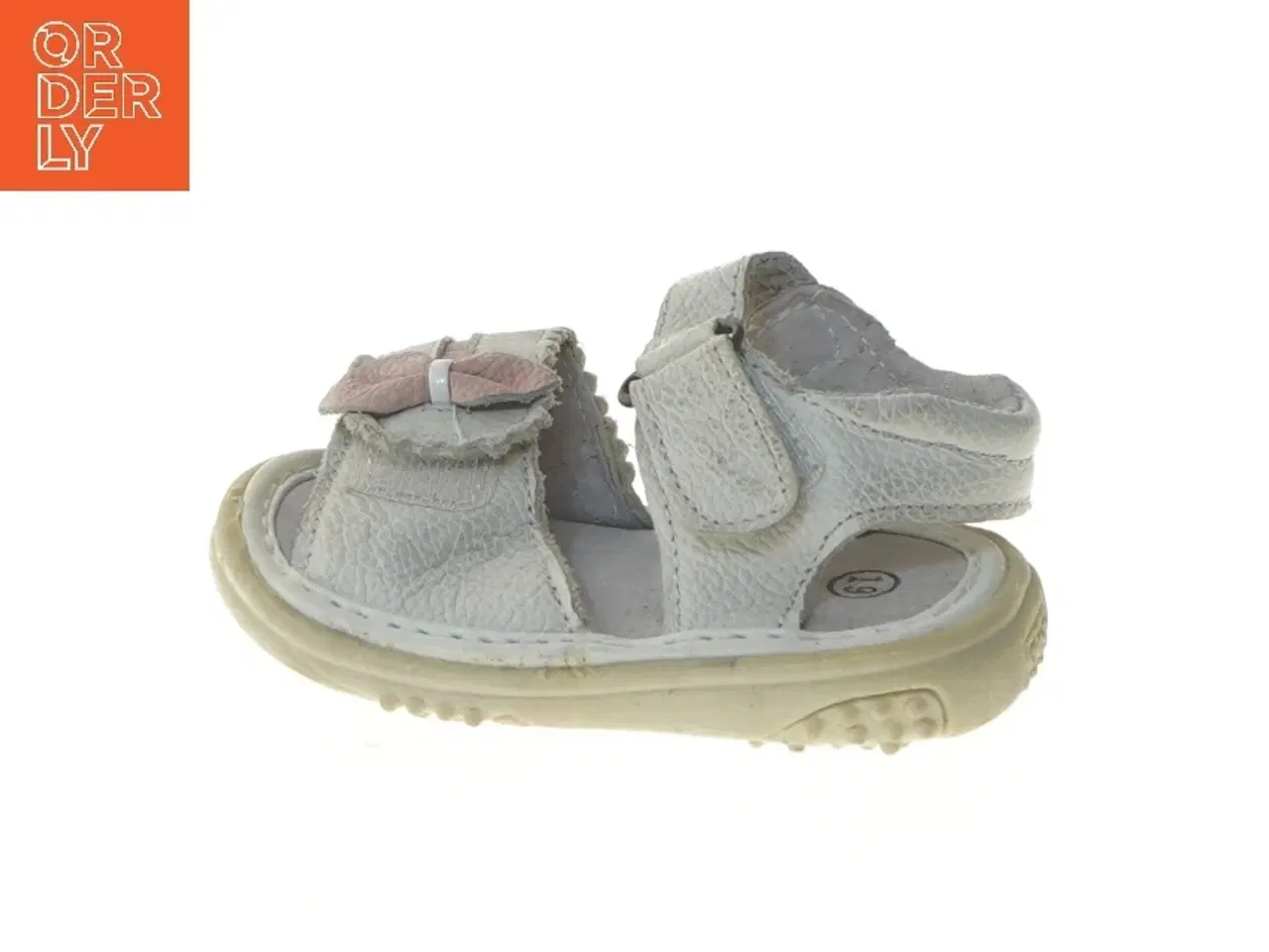 Billede 1 - Børnesandaler med sløjfer (str. 19 )