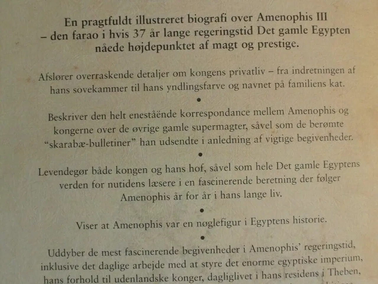 Billede 3 - egyptens solkonge amenophis III, af joann fletcher