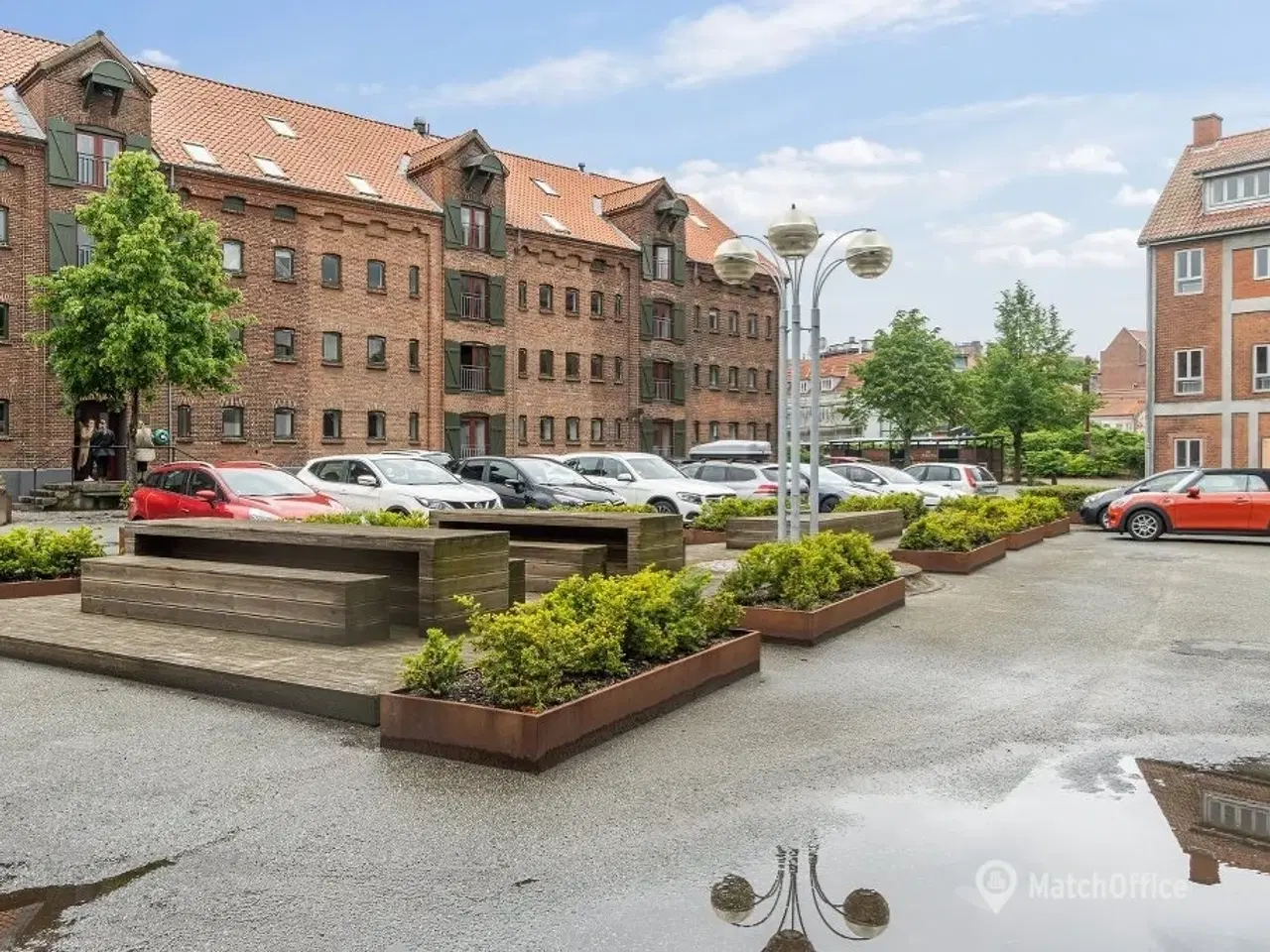 Billede 1 - Attraktivt kontorlejemål i historisk ejendom midt i Kolding<br>