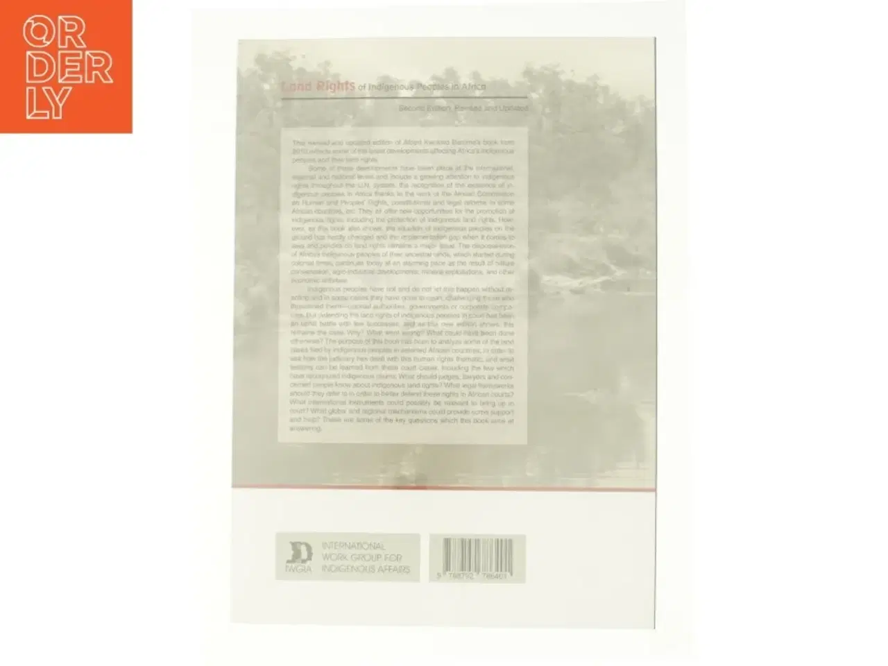Billede 2 - Land rights of indigenous peoples in Africa af Albert Kwokwo Barume (Bog)