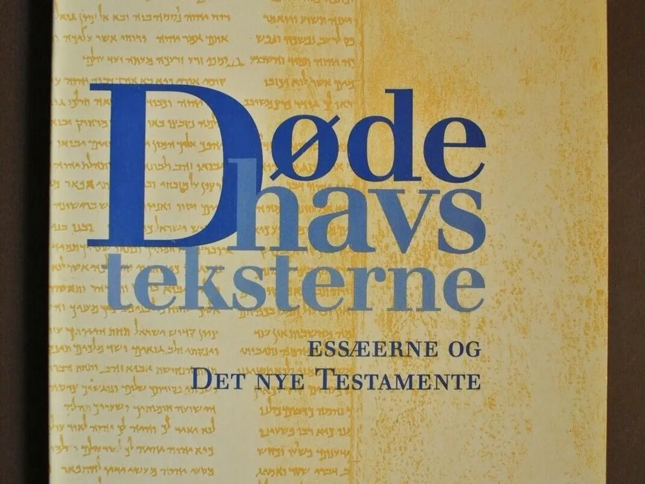Billede 1 - dødehavsteksterne - essæerne og det nye testamente