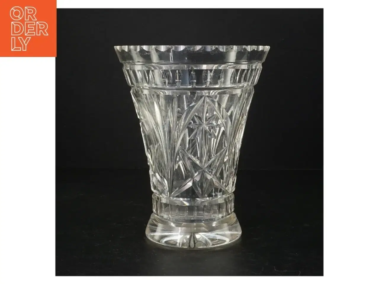 Billede 1 - Tjekkisk Krystalglas vase (str. 20 cm)