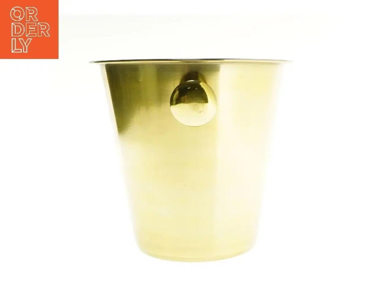 Billede 2 - Champagnespand/vinkøler i messing-farve (str. 21 cm)