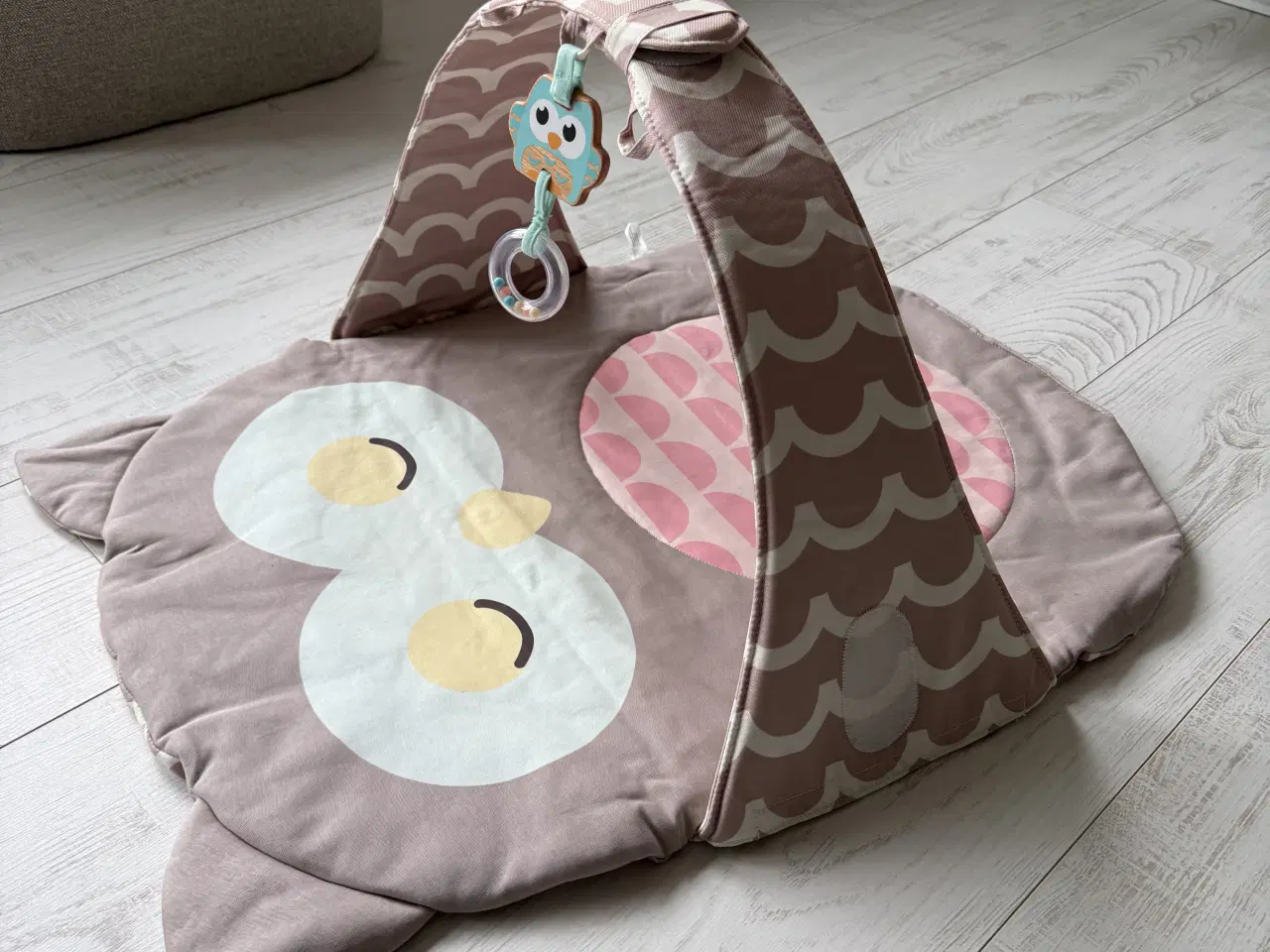 Billede 2 - Sødt foldbart aktivitetstæppe – ugle 