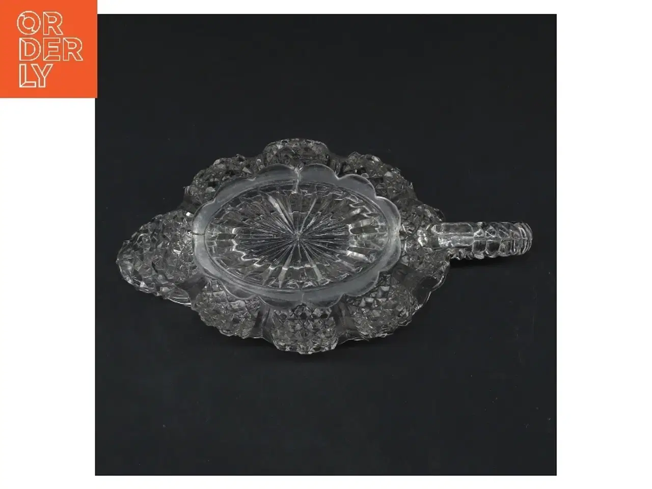 Billede 3 - Glaskande med mønstret design (str. 16,5x7,5 cm)