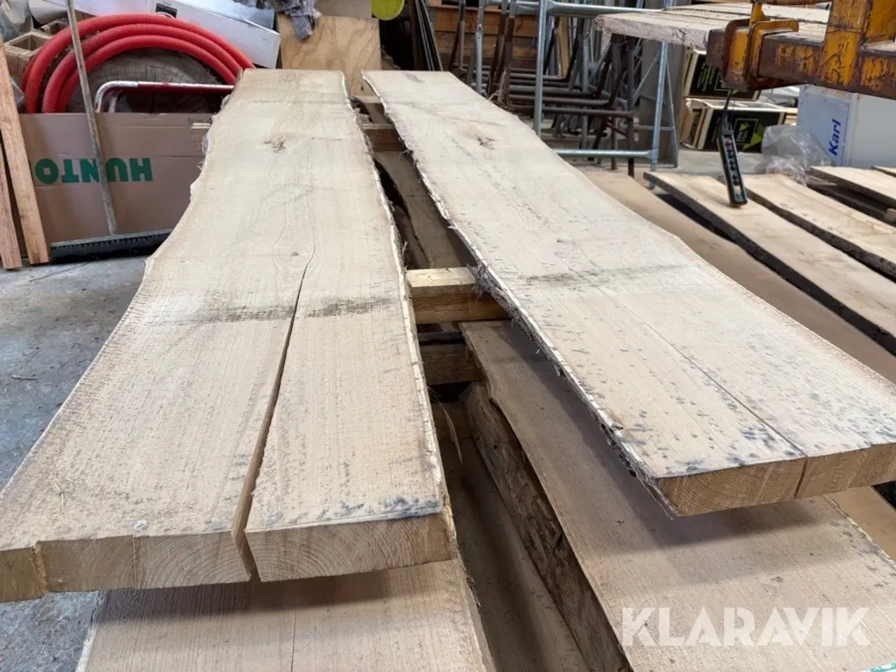 Billede 1 - Kastanje træs planker 2 styk