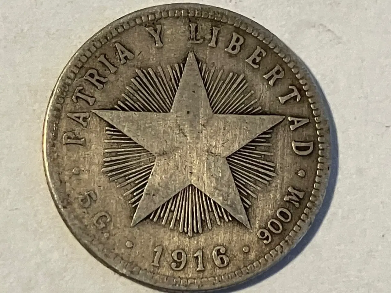 Billede 2 - 20 Centavos 1916 Cuba