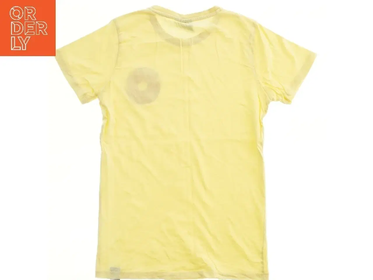 Billede 1 - Gul T-shirt med donutmotiv fra DWG (str. 152)