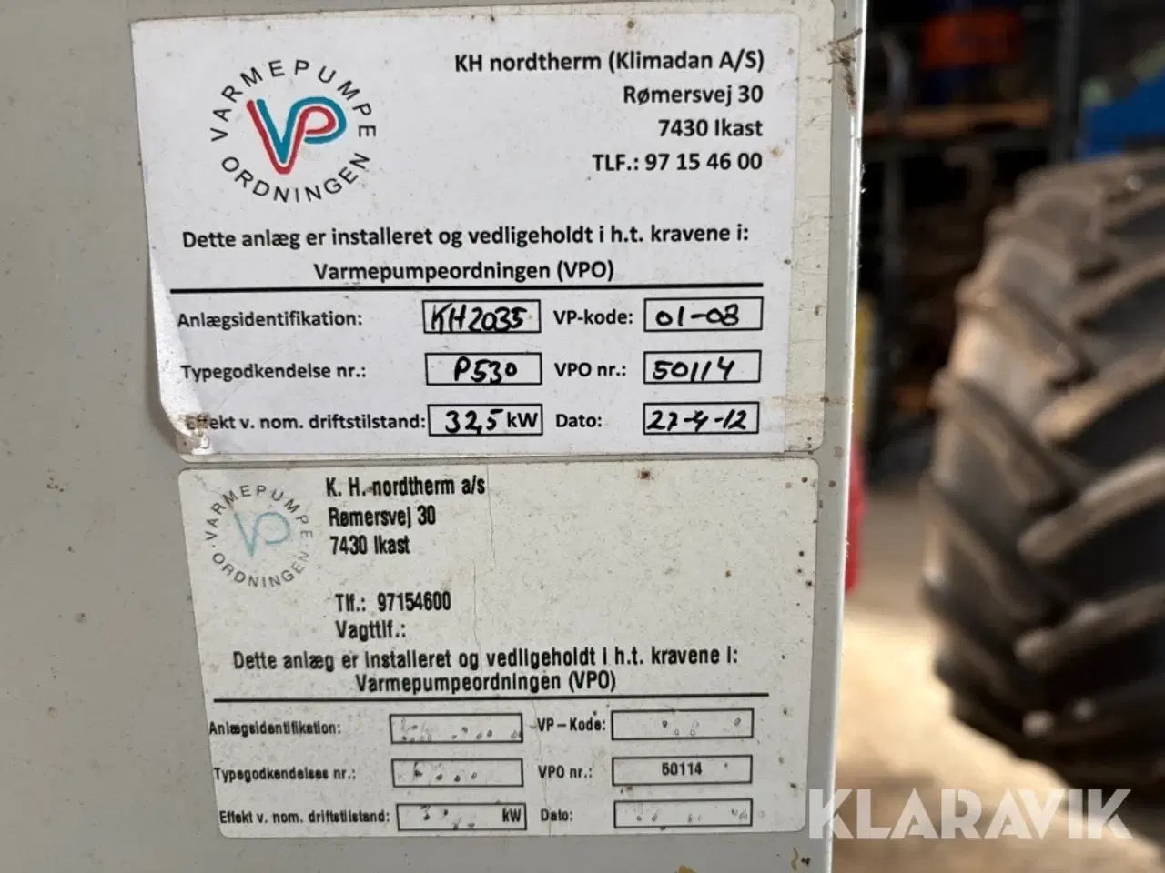 Billede 12 - Jordvarme pumpe KH Nordtherm KH 2035