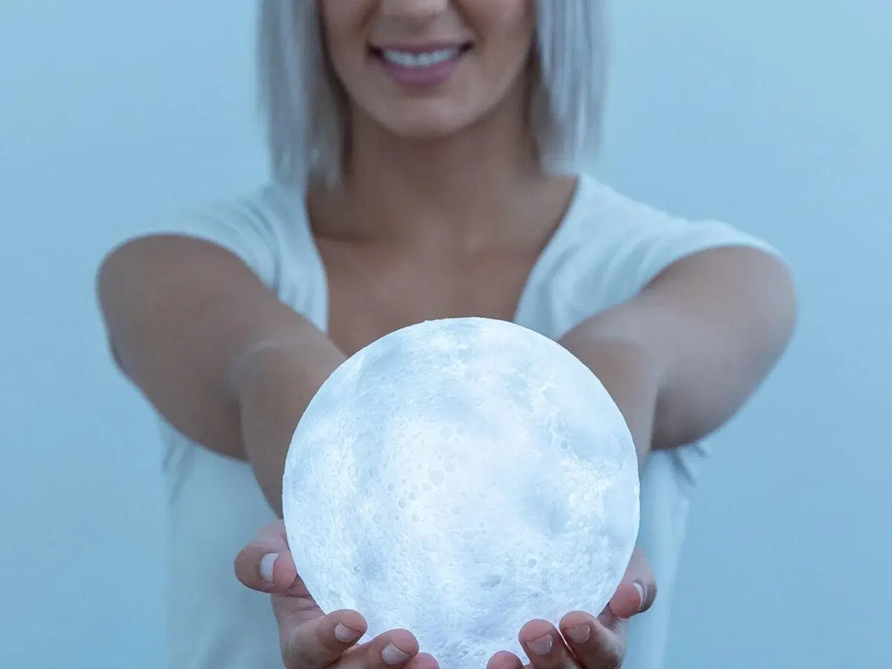 Billede 6 - Genopladelige LED-Lampe Måne Moondy InnovaGoods