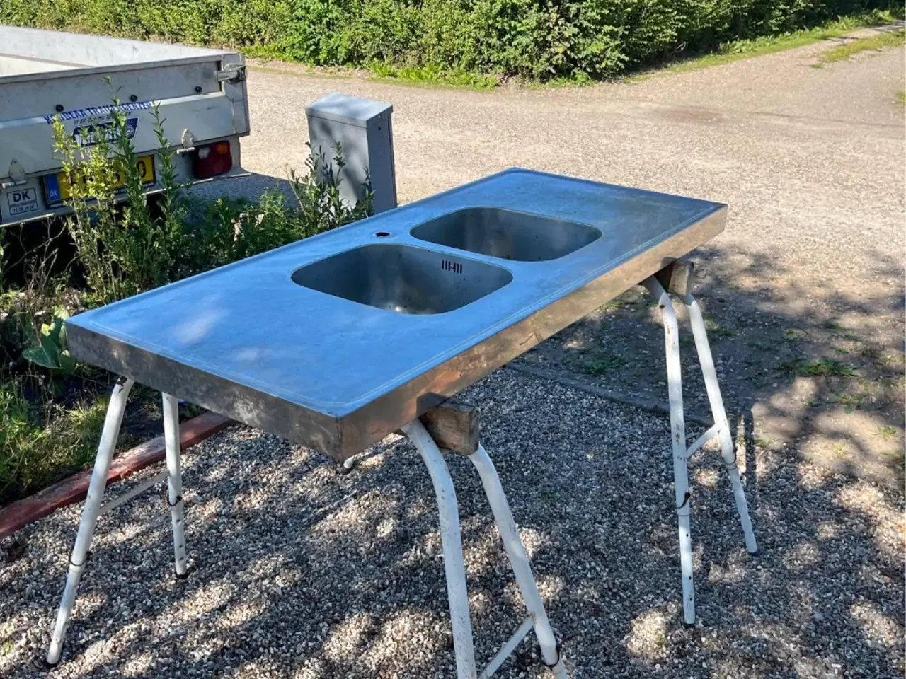 Billede 1 - Stål bordplade