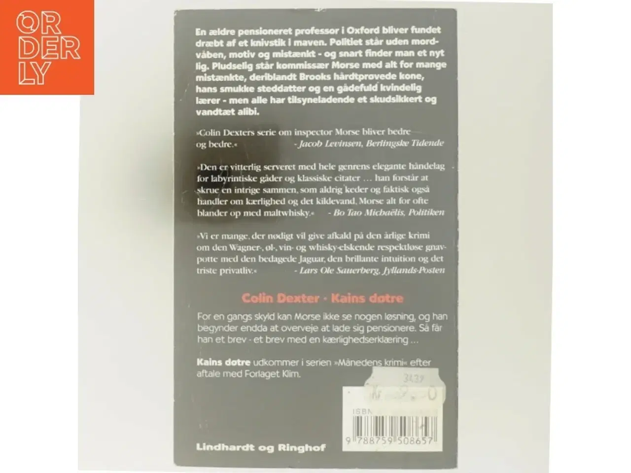 Billede 3 - Kains døtre af Colin Dexter (Bog)