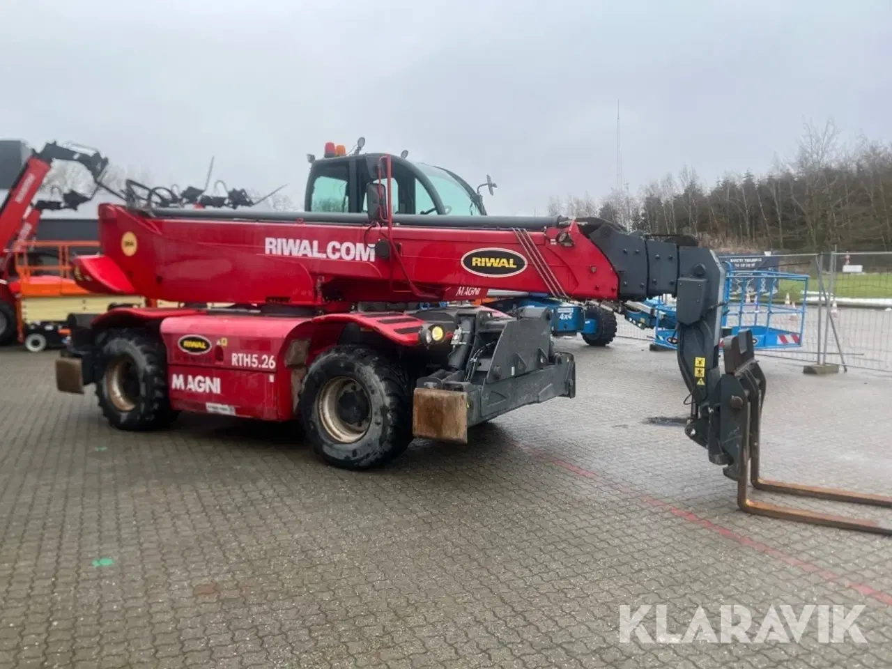 Billede 6 - Rotations Teleskoplæsser Magni RTH5.26 med Kranspil/Mandskabskurv/Gafler