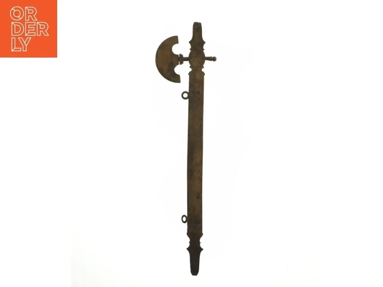 Billede 2 - Antik Træ Økse Ornament (str. 53 cm)