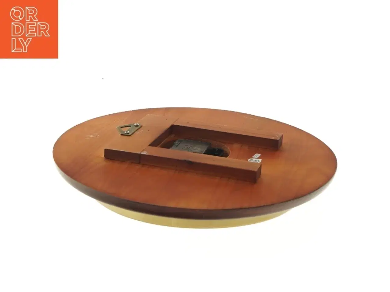 Billede 4 - Vægur med træramme (str. Ø 32x4 cm)