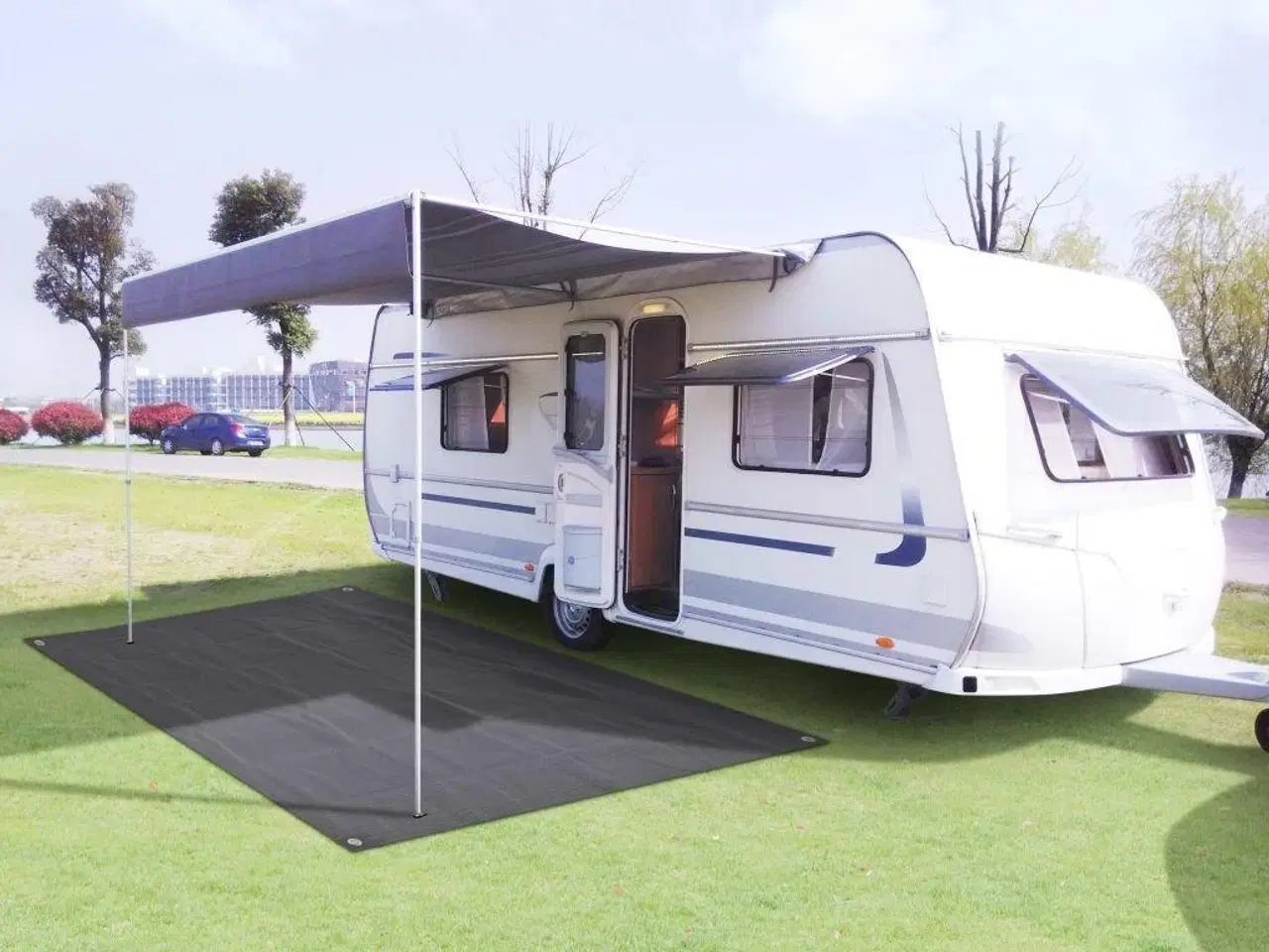 Billede 1 - Telttæppe 300 x 400 cm antracitgrå